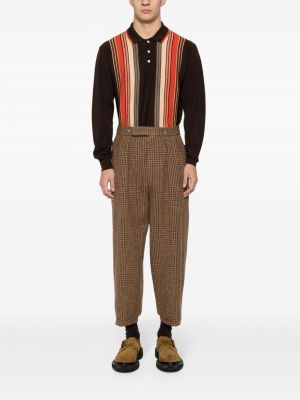 Chemise à carreaux avec manches longues en laine Polo Ralph Lauren