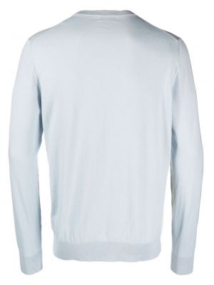 Pull en tricot à imprimé à motif géométrique Ballantyne bleu