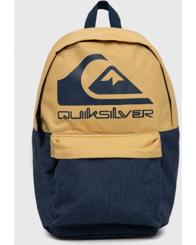 Plecak z printem Quiksilver, żółty