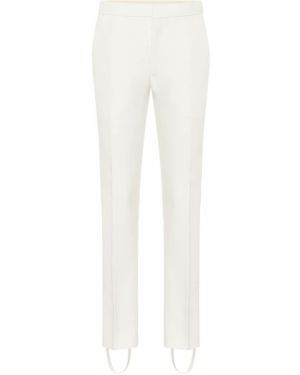 Μάλλινο παντελόνι με ίσιο πόδι με ψηλή μέση Wardrobe.nyc λευκό