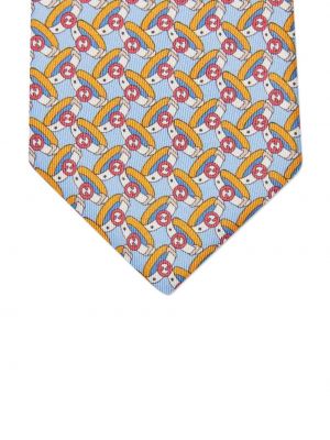 Krawat z nadrukiem Gucci