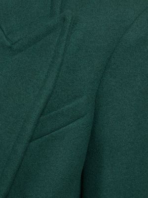 Vlněný kabát Michael Kors Collection zelený