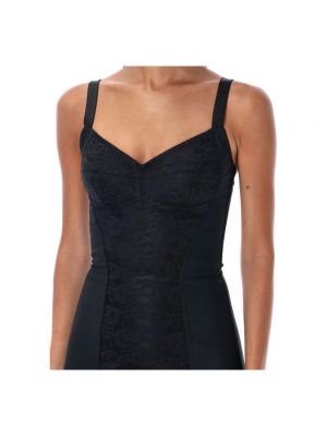 Mini vestido con corazón Dolce & Gabbana negro