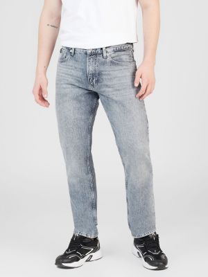 Τζιν με ίσιο πόδι Calvin Klein Jeans μπλε