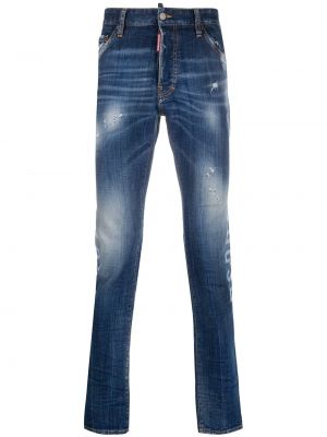 Skinny fit-jeans Dsquared2 blå