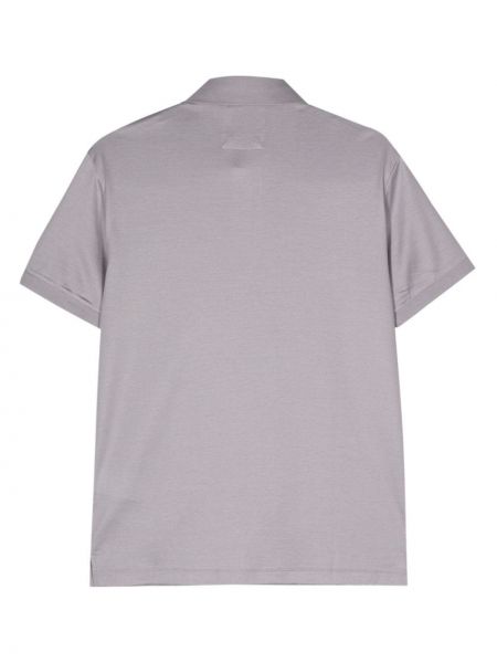 Polo marškinėliai Emporio Armani pilka