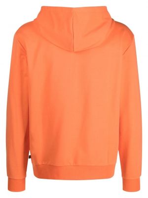 Raštuotas džemperis su gobtuvu Moschino oranžinė