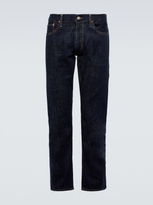 Skinny fit džinsai slim fit Polo Ralph Lauren mėlyna