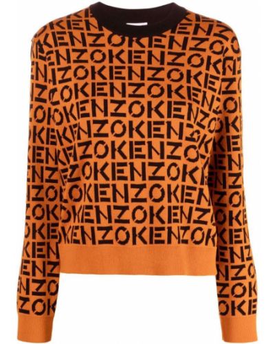 Jersey de punto de tela jersey Kenzo naranja