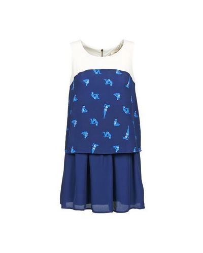 Sukienka mini Naf Naf niebieska