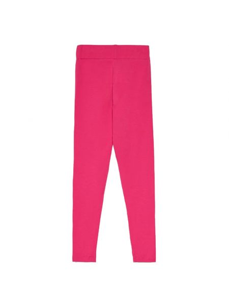 Pantalones rectos de algodón con estampado Hinnominate rosa