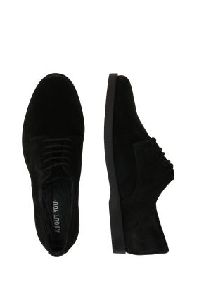 Pantofi cu șireturi About You negru