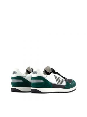 Sneakersy Giorgio Armani zielone