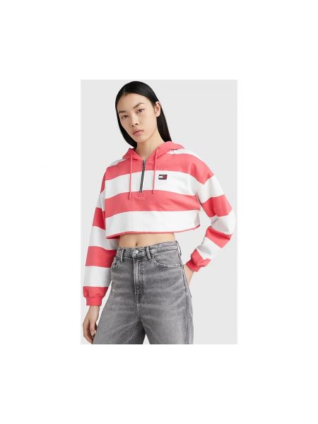 Casual sweatshirt Tommy Jeans pink