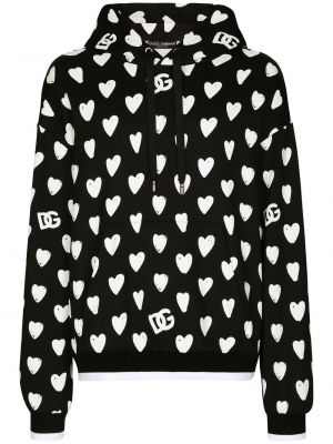 Herzmuster hoodie mit print Dolce & Gabbana