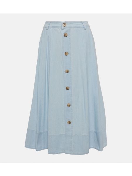 Джинсовая юбка Polo Ralph Lauren синяя