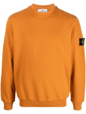 Sweatshirt aus baumwoll Stone Island orange