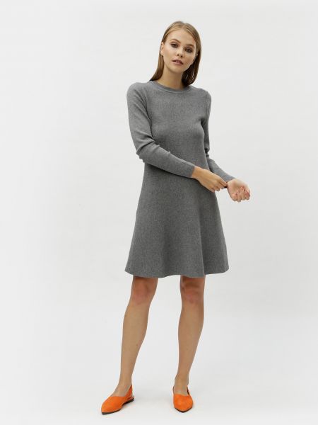 Džemper haljina sa dugačkim rukavima Vero Moda siva