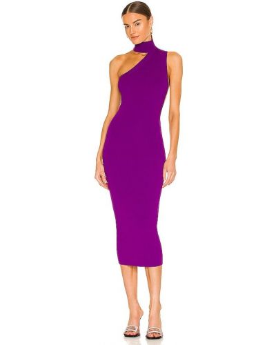 Платье миди Solace London, фиолетовое