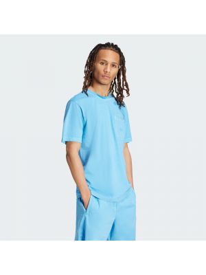 T-shirt con tasche Adidas Originals blu