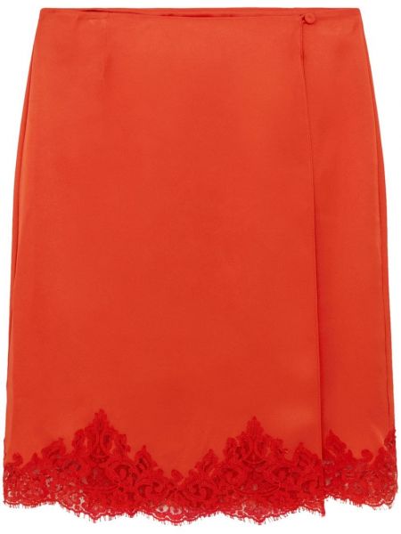 Midi nederdel Stella Mccartney orange