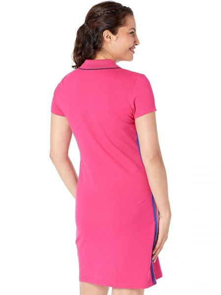 Платье-поло в полоску U.s. Polo Assn. розовое