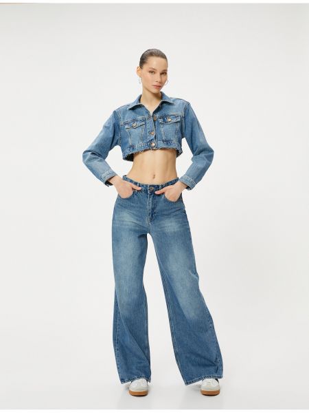 Бавовняна джинсова сорочка Koton