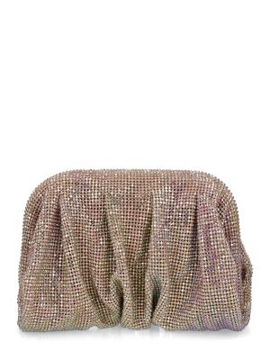 Örgü clutch çanta Benedetta Bruzziches altın