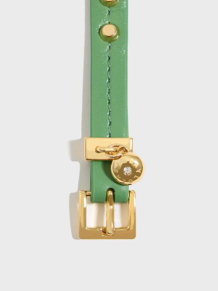 Зеленый кожаный браслет Bimba Y Lola