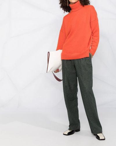 Jersey con bordado de tela jersey Loewe naranja