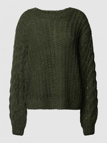 Dzianinowy sweter Msch Copenhagen zielony