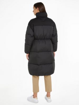 Prošívaný zimní kabát Tommy Hilfiger černý