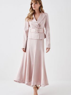 Струящаяся юбка с высокой талией Coast розовый