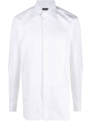 Slim fit krekls ar pogām Tom Ford balts