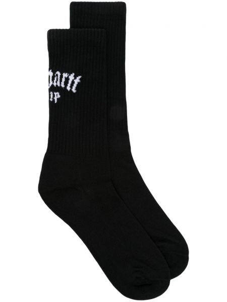 Памучни чорапи Carhartt Wip черно