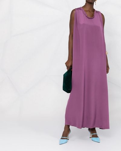 Šilkinis suknele Valentino Garavani violetinė