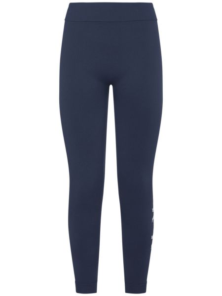 Jacquard leggings 's Max Mara blå