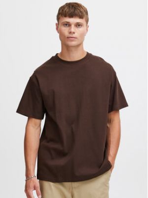 T-shirt Solid marron