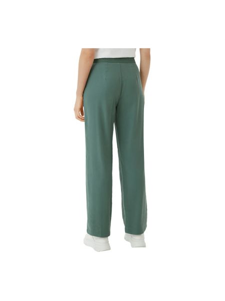 Pantalones con cremallera Comma verde