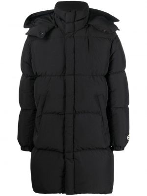 Παλτό με κουκούλα Diesel μαύρο