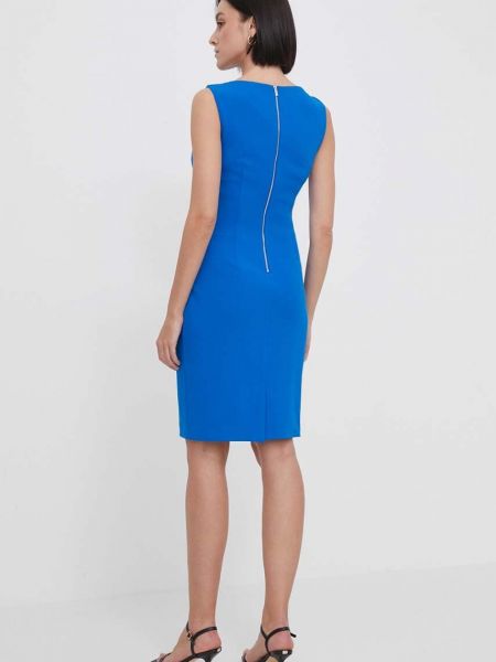 Testhezálló mini ruha Calvin Klein kék