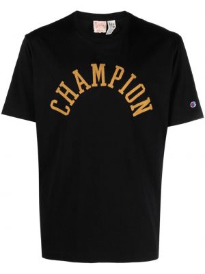 T-shirt di cotone con stampa Champion