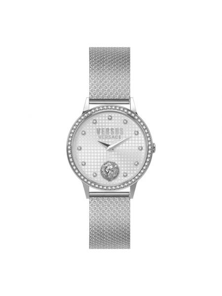 Zegarek z kryształkami Versus Versace srebrny