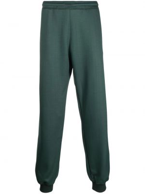 Спортни панталони бродирани Lanvin зелено