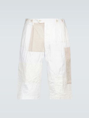 Shorts en lin en coton Junya Watanabe blanc