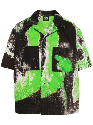 Bavlnená košeľa s potlačou s abstraktným vzorom 44 Label Group