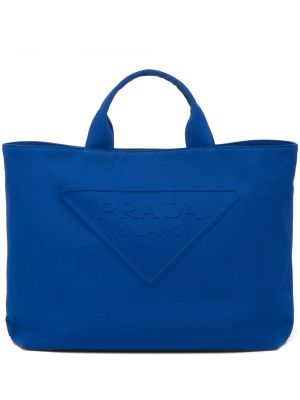 Шопинг чанта Prada синьо
