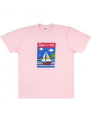 T-shirt Supreme rosa