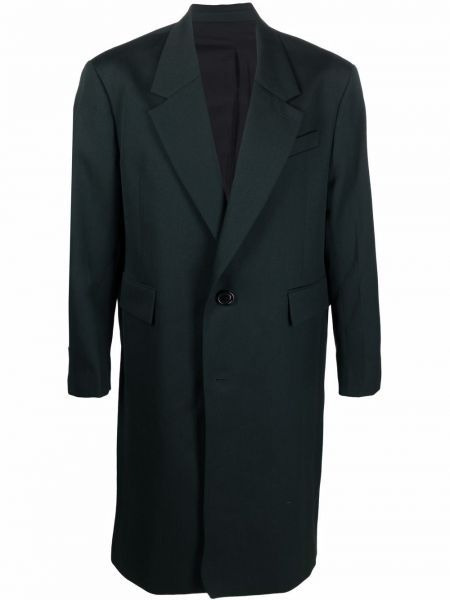 Oversize mantel mit geknöpfter Ami Paris grün