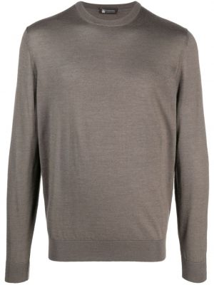 Pullover mit rundem ausschnitt Colombo braun